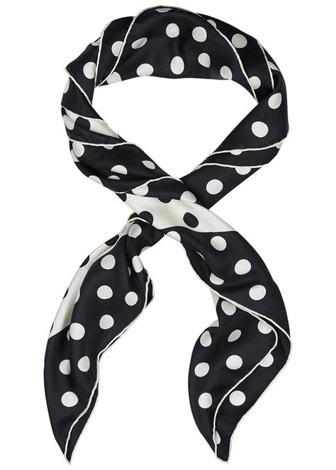 gucci polka dot scarf|gucci silk scarf sale.